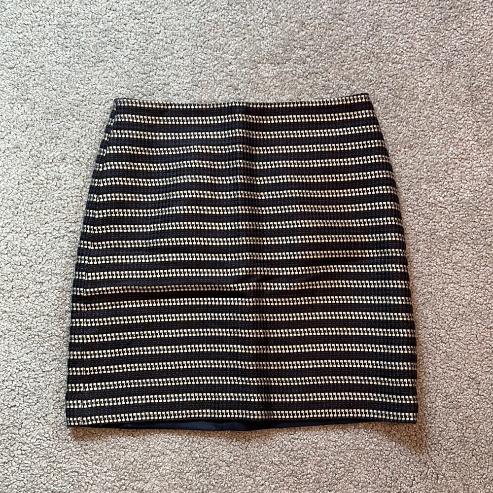 Ann Taylor Loft Lined Patterned Skirt